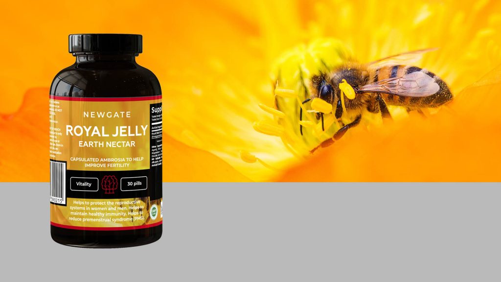 Royal Jelly 750mg Supplement مختبرات نيوجيت